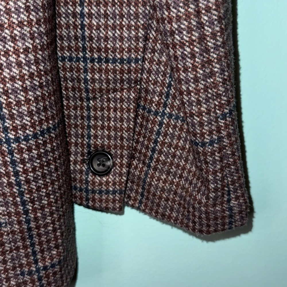 Oversized Sanctuary Women's plaid over size Blazer Jacket - Picture 4 of 7